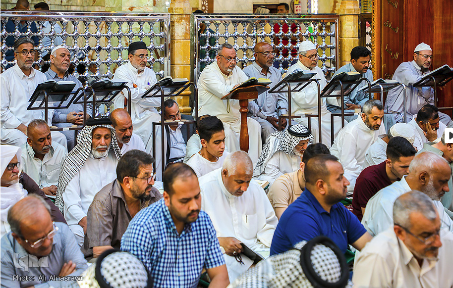 Mes de Ramadán: recitación colectiva del Sagrado Corán en Karbala