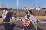 US-Volk unterstützt Gaza durch Blockierung des Eingangs zum Flughafen von Chicago + Video