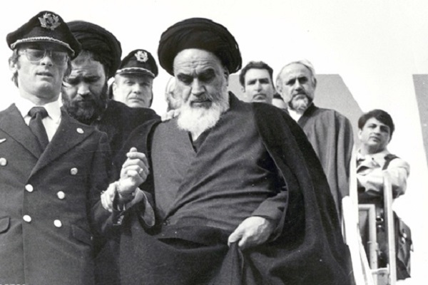 Imam Khomeini's return to Iran in 1979