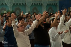 مراسم احیای نیمه شعبان در مصلی تهران