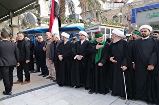 تصاویری از مراسم بزرگداشت شهدای مقاومت در بین‌الحرمین