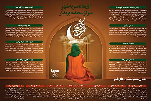 اینفوگرافیک | ای ماه سر به مُهر، سر از سجده برندار
