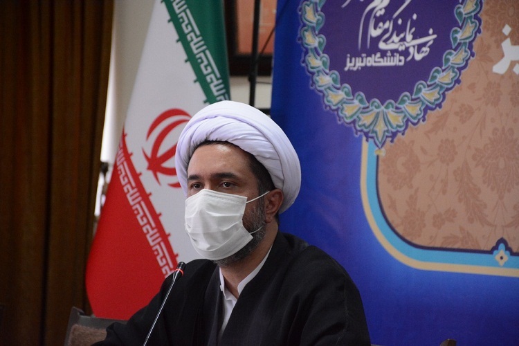 حجت الاسلام انوری، مسئول نهاد نمایندگی مقام معظم رهبری در دانشگاه تبریز