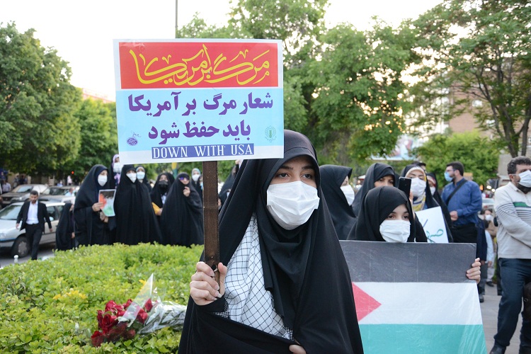 تجمع مردم تبریز در حمایت از مردم مظلوم فلسطین