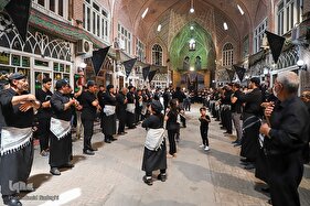 حسینیه ایران؛ تاسوعای حسینی در بازار تاریخی تبریز