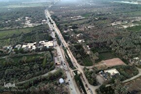 پیاده‌روی اربعین حسینی در منطقه طریق‌العلما و زرگه عراق