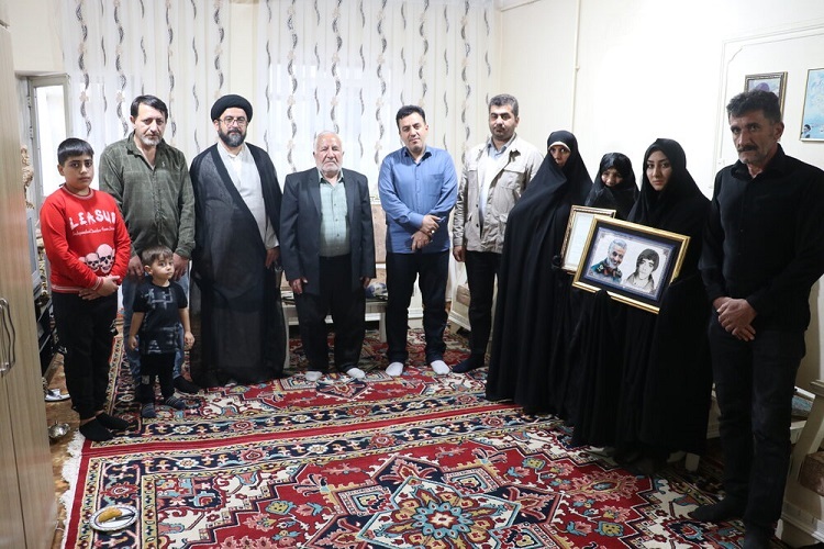 شهردار تبریز، دیدار با خانواده شهدا