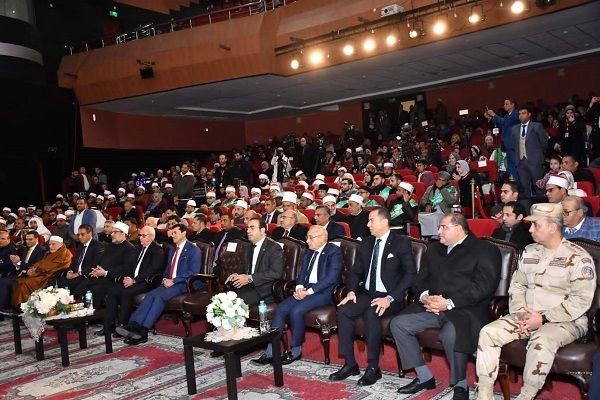 یادی از قدس در افتتاحیه مسابقات بین‌المللی قرآن پورت سعید مصر + فیلم و عکس