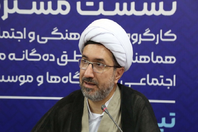 حجت الاسلام انوری، رئیس نهاد نمایندگی مقام معظم رهبری در دانشگاه‌‌های آذربایجان‌شرقی