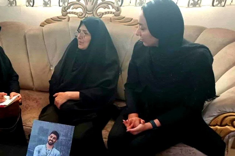 مادر شهید امنیت، امیرحسین پور