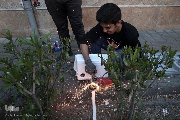 بازسازی و تعمیر حسینیه‌های کربلا به همت بچه‌های هیئت‌