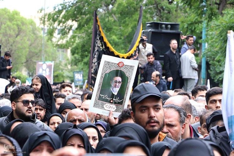 مراسم تشییع پیکر شهید آیتالله آلهاشم، تبریز مراسم تشییع پیکر شهید آیتالله آلهاشم، تبریز