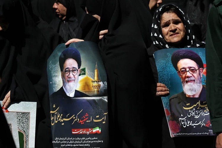 مراسم تشییع شهید آل هاشم، تبریز مراسم تشییع شهید آل هاشم، تبریز