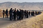 عکس | مراسم پیاده‌روی دلدادگان اربعین حسینی در  شهرهای لرستان
