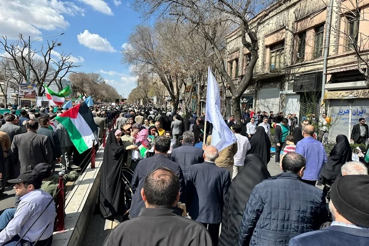 راهپیمایی روز قدس، تبریز راهپیمایی روز قدس، تبریز