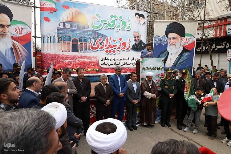 راهپیمایی روز قدس، اهر