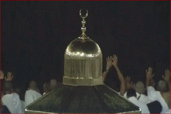 فیلم | بارش رحمت الهی در مسجدالحرام