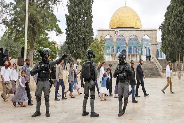یورش‌ شهرک‌نشینان صهیونیست به مسجدالاقصی