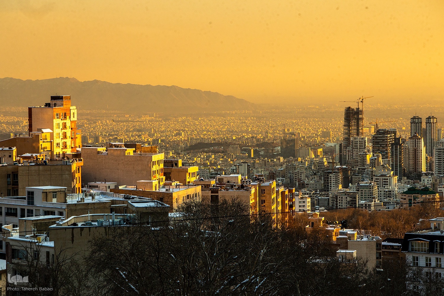 وضعیت هوای تهران نارنجی شد