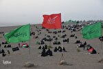 آیین عزاداری در صحرای سمنان