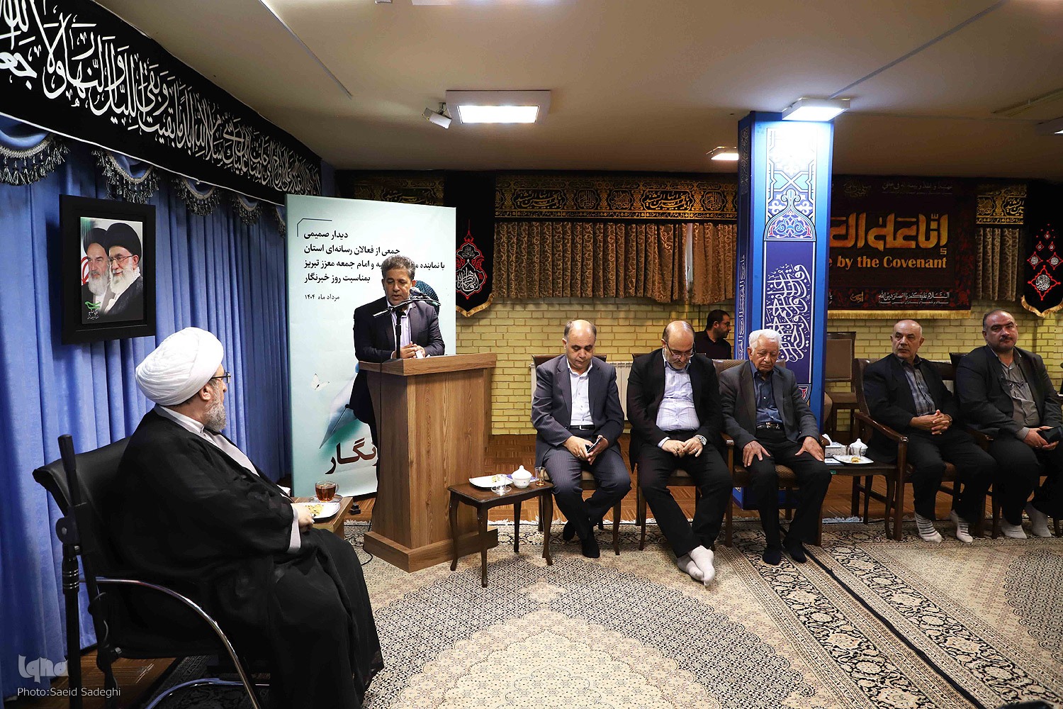 دیدار اصحاب رسانه استان با نماینده ولی فقیه در استان و امام جمعه تبریز