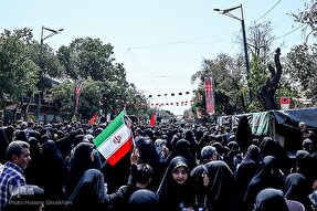 پیاده‌روی «دلدادگان حسینی» قزوین در روز اربعین