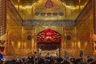 تصاویری از حال و هوای شب اربعین حسینی به افق عراق در کربلا