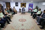 عکس |  دیدار فرماندهان انتظامی آذربایجان شرقی با امام جمعه تبریز