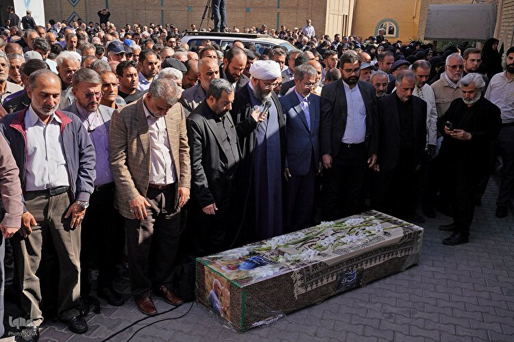 مراسم تشییع پیکر زنده‌یاد «محمد کاسبی»