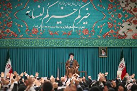 دیدار هزاران نفر از زنان و دختران با رهبر معظم انقلاب