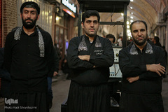 عزاداری عصر روز اربعین در بازار سرپوشیده تبریز