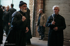 عزاداری عصر روز اربعین در بازار سرپوشیده تبریز