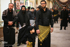 عزاداری عصر روز اربعین در بازار سرپوشیده تبریز