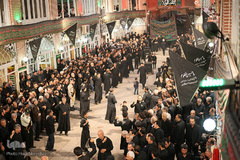 عزاداری عصر روز اربعین در بازار سرپوشیده تبریز