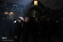 عزاداری عصر روز اربعین در بازار سرپوشیده تبریز