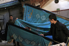 عزاداری عصر روز اربعین در بازار سرپوشیده تبریز