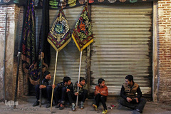 عزاداری عصر روز اربعین در بازار سرپوشیده تبریز