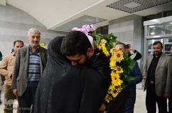 استقبال از سینا طباخی برگزیده مسابقات کشوری قرآن