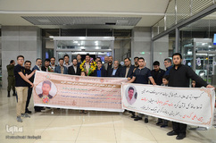 استقبال از سینا طباخی برگزیده مسابقات کشوری قرآن