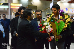 استقبال از سینا طباخی برگزیده مسابقات کشوری قرآن