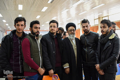 بازدید حجت الاسلام والمسلمین سیدمحمدعلی آل‌هاشم، نماینده ولی فقیه در آذربایجان شرقی از سلف سرویس دانشگاه تبریز