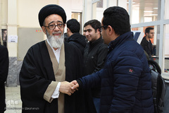 بازدید حجت الاسلام والمسلمین سیدمحمدعلی آل‌هاشم، نماینده ولی فقیه در آذربایجان شرقی از سلف سرویس دانشگاه تبریز