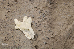 رهاسازی ماسک‌ها و دستکش‌ها در معابر شهر اهر