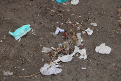 رهاسازی ماسک‌ها و دستکش‌ها در معابر شهر اهر