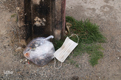 رهاسازی ماسک‌ها و دستکش‌ها در معابر شهر اهر