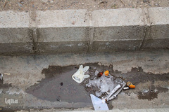 رهاسازی ماسک‌ها و دستکش‌ها در معابر شهر اهر