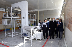 بازدید استاندار آذربایجان شرقی از واحدهای دانش‌بنیان و کارگاه تولید ماسک در تبریز