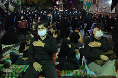 عزاداری شب تاسوعای حسینی در مهدیه تبریز