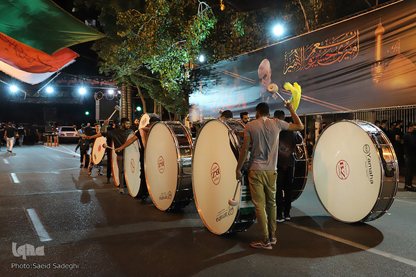 مراسم عزاداری شب چهارم محرم - تبریز