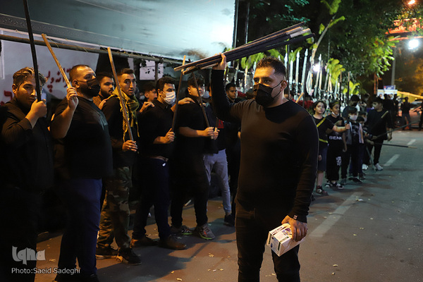 مراسم عزاداری شب چهارم محرم - تبریز